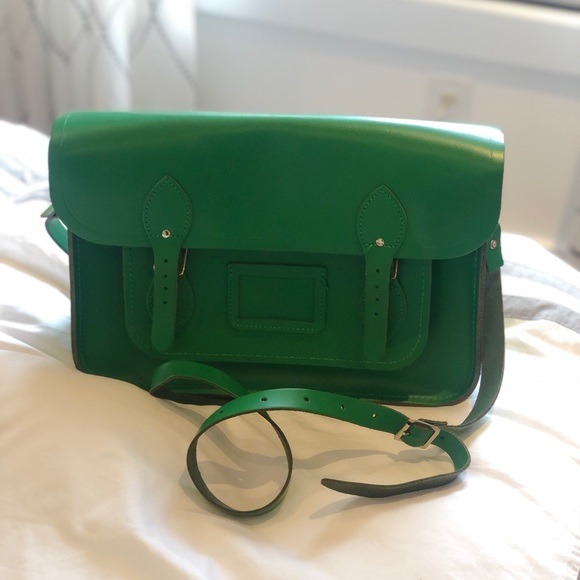 Green Cambridge satchel - Picture 1 of 4